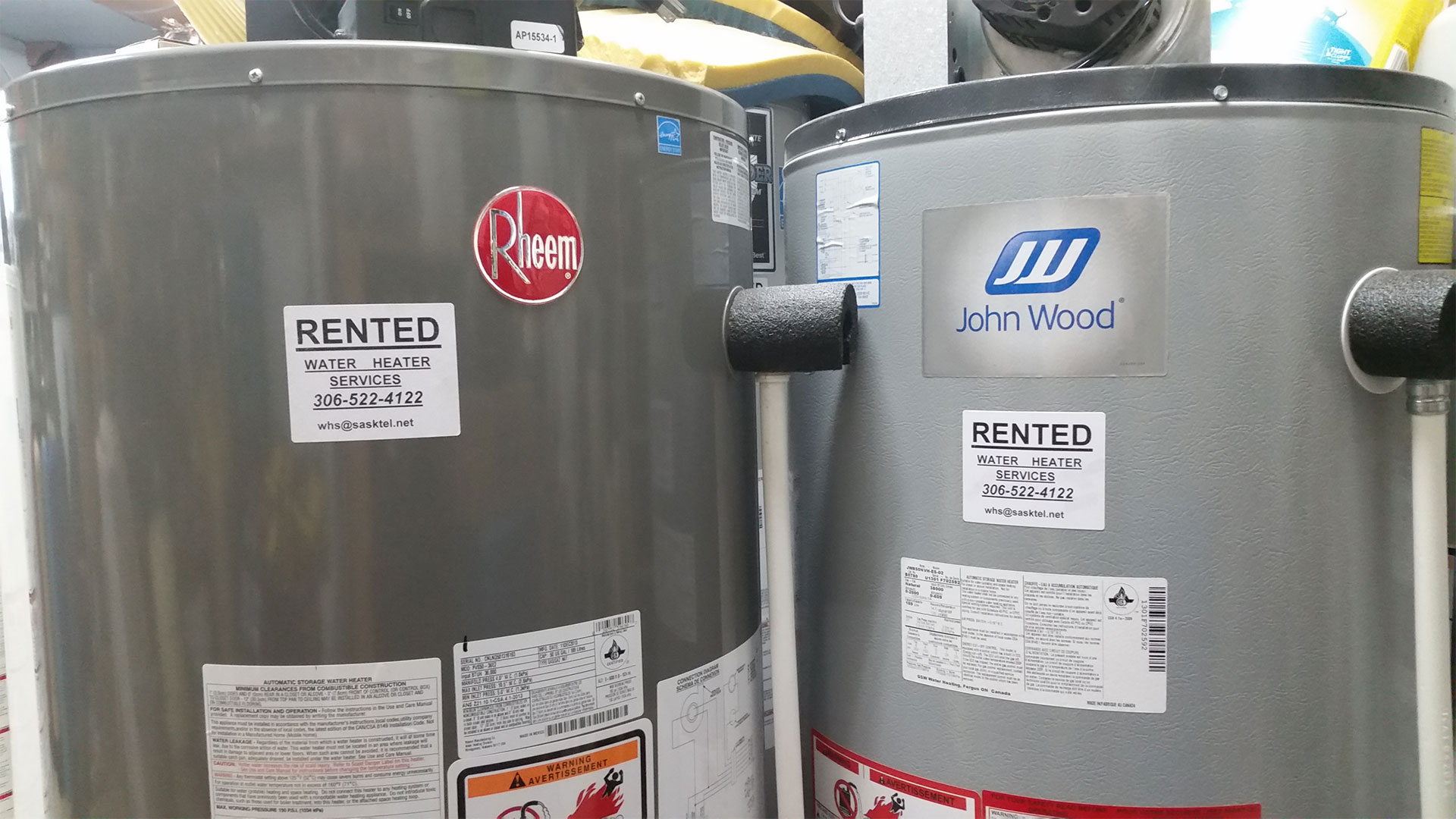 Regina HVAC Company Water Heaters, Water Heater Rental and Water